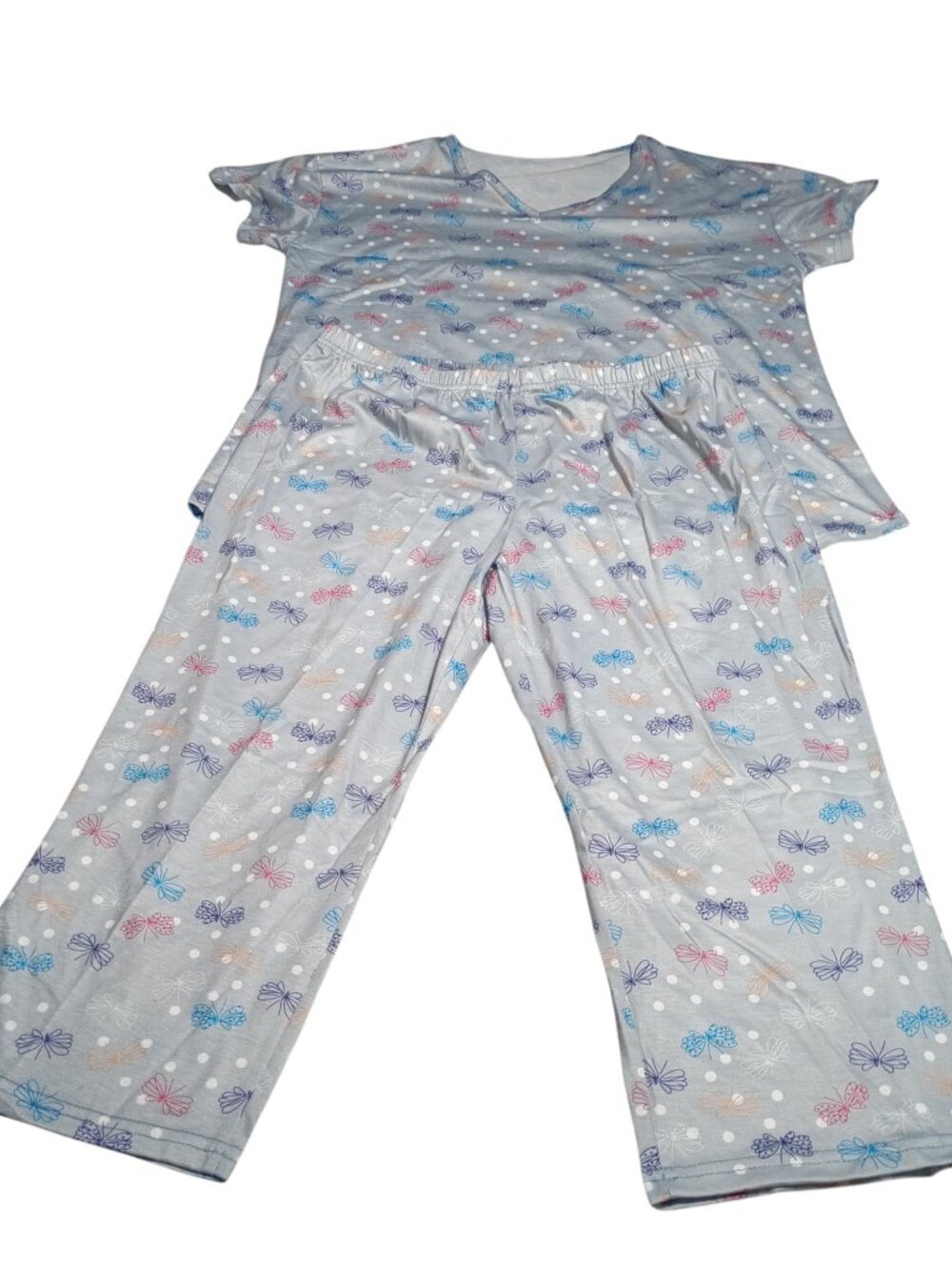 2 Piece Women's Capri Pajama Lounge Set Size Medium